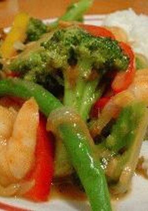 Thai Stir Fry◆エビと野菜のピーナッツソース炒め-レシピのメイン写真