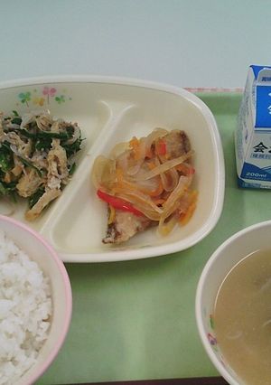 【学校給食】さば南蛮漬け-レシピのメイン写真