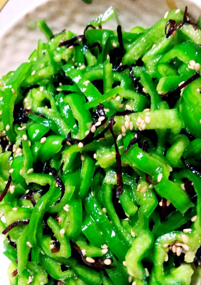 ☆ピーマンと塩昆布の和え物☆-レシピのメイン写真