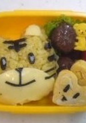 しまじろう弁当-レシピのメイン写真