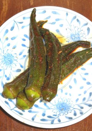 オクラのわさび醤油漬け-レシピのメイン写真