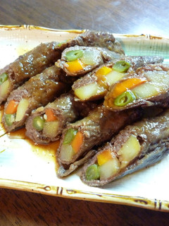野菜肉巻き(*^▽^*)-レシピのメイン写真