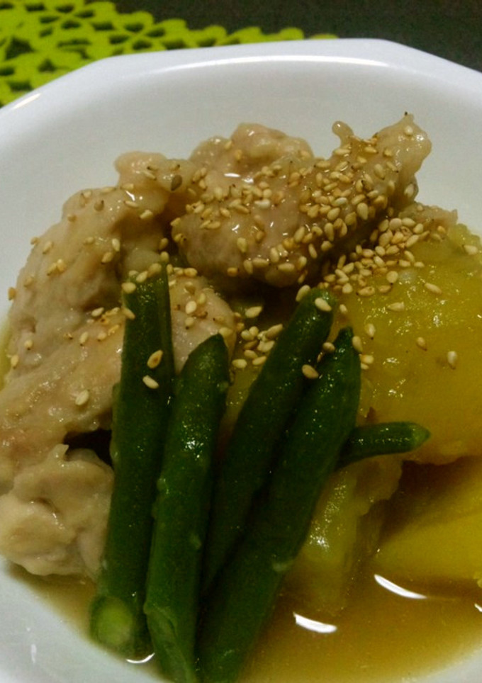 さつまいもと鶏肉の治部煮風-レシピのメイン写真