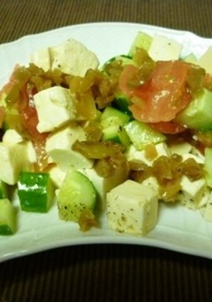 塩豆腐サラダ-レシピのメイン写真