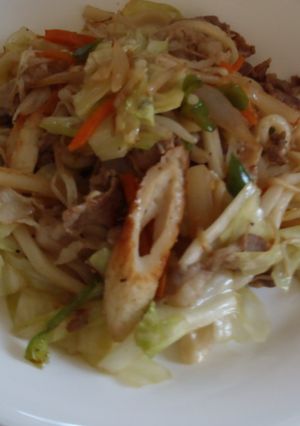 和風焼きうどん-レシピのメイン写真