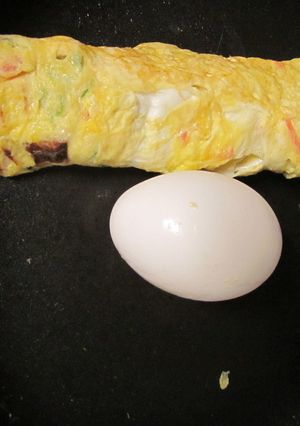 卵１個でボリュームたっぷり『卵焼き』♪-レシピのメイン写真