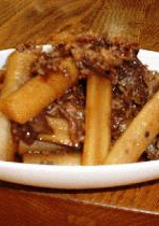 ごぼうと牛肉の煮物-レシピのメイン写真