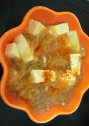 簡単ヘルシー豆腐と白滝の好き焼き風-レシピのメイン写真