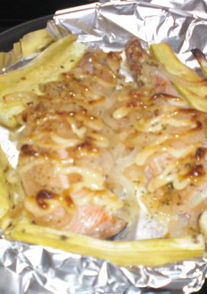 鮭マヨのオーブン焼き-レシピのメイン写真
