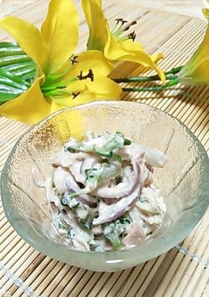 ゴーヤとツナの味噌マヨサラダ-レシピのメイン写真