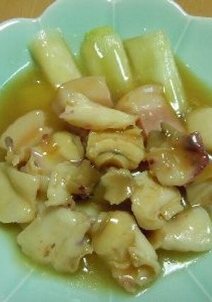 干しつぶと太葱煮-レシピのメイン写真