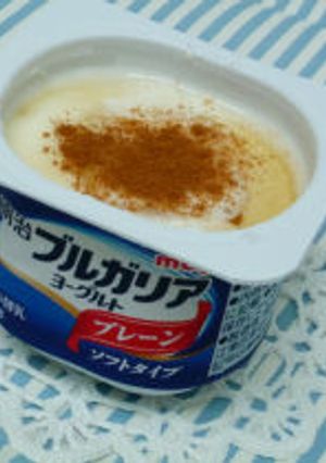 ★明治ブルガリアヨーグルト★蓋開け５秒★-レシピのメイン写真