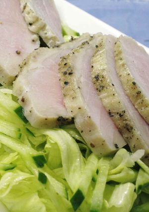 ★ペッパーまぶしの塩鶏サラダ仕立て★-レシピのメイン写真