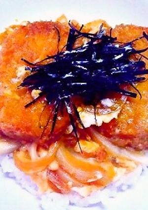 お弁当にもＯＫ！お惣菜屋の賄いコロッケ丼-レシピのメイン写真