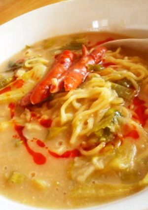 家にある野菜でｻﾝﾗｰﾀﾝ麺-レシピのメイン写真