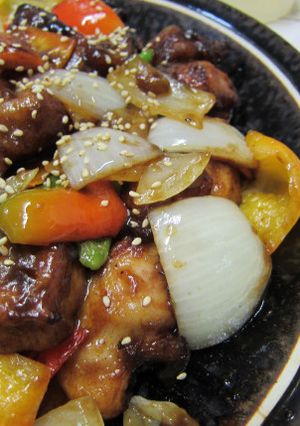 鶏で酢豚してみました〜♪-レシピのメイン写真