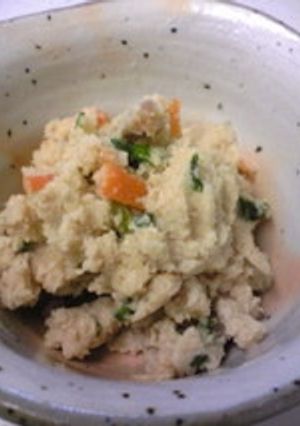 ☆給食レシピ・牛乳おから☆-レシピのメイン写真