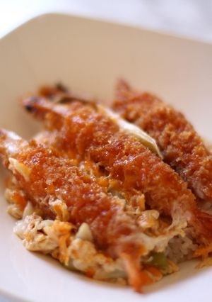 エビフライ丼-レシピのメイン写真