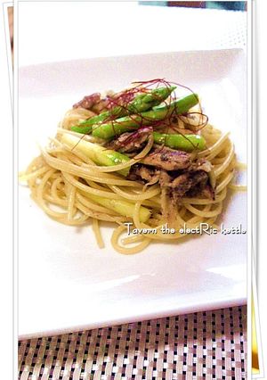 オイルサーディンとしょうがのパスタ-レシピのメイン写真