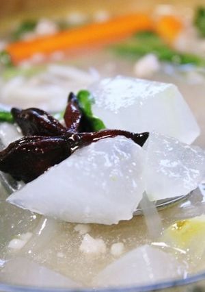 冬瓜と薬味スープ！-レシピのメイン写真