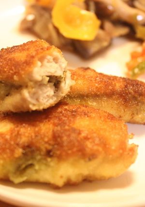 鶏ささジェノベーゼのチーズパン粉焼き-レシピのメイン写真