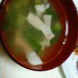 ねぎとベーコンの中華スープ