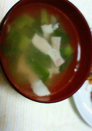 ねぎとベーコンの中華スープ-レシピのメイン写真