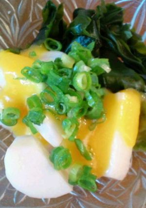 山芋とわかめの辛子酢味噌和え-レシピのメイン写真