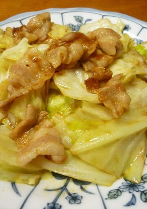 キャベツと豚バラ肉の回鍋肉風-レシピのメイン写真