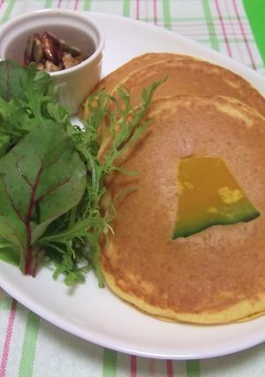 かぼちゃのパンケーキ-レシピのメイン写真