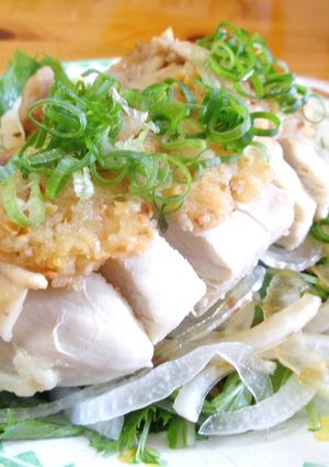 鶏むね肉のあっさり和風仕立て-レシピのメイン写真