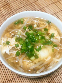 もやしと卵の食べるピリ辛スープ★-レシピのメイン写真