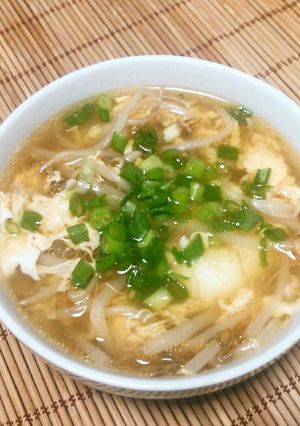 もやしと卵の食べるピリ辛スープ★-レシピのメイン写真