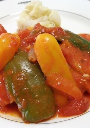 真夏の鶏肉トマト煮込み-レシピのメイン写真