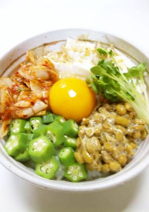 健康！混ぜて美味しいネバネバTKG-レシピのメイン写真