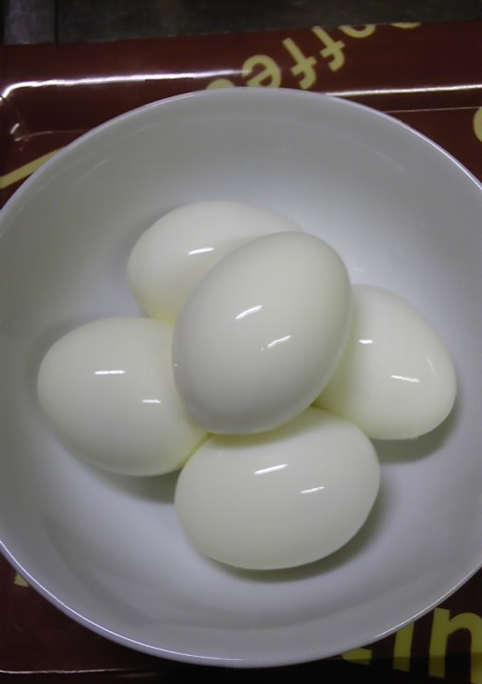 ５分で簡単☆つるつるゆで卵-レシピのメイン写真