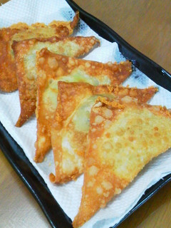 パリッ!!枝豆とチーズ入り揚げワンタン♪-レシピのメイン写真