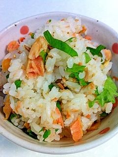 鮭とシソの混ぜごはん-レシピのメイン写真