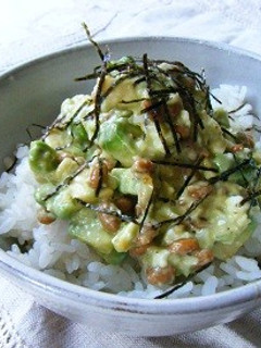 アボカド納豆丼-レシピのメイン写真