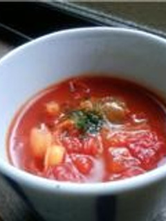 野菜たっぷりトマトスープ-レシピのメイン写真