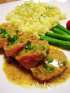 豚ヒレ肉のソテー《マスタードソース》♪-レシピのメイン写真