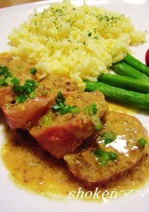 豚ヒレ肉のソテー《マスタードソース》♪-レシピのメイン写真