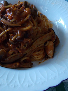 ちょいたしキノコ香るミートソースパスタ-レシピのメイン写真