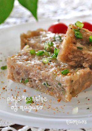 マグロとツナのパテ*テリーヌ風*-レシピのメイン写真