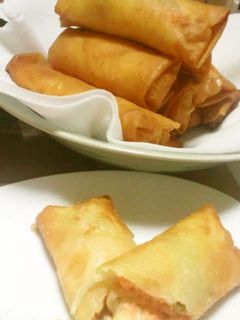簡単で美味しい!変わりチーズ春巻き-レシピのメイン写真