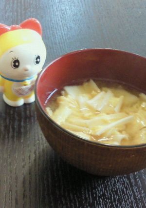 かんぴょうの味噌汁☆卵とじ-レシピのメイン写真