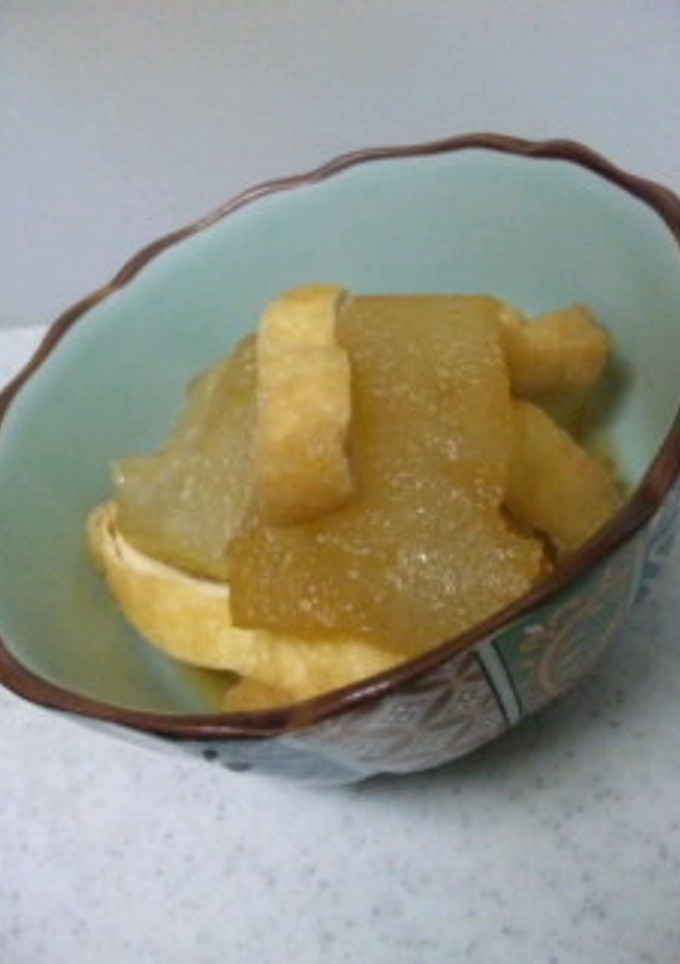 冬瓜と油揚げの煮物-レシピのメイン写真