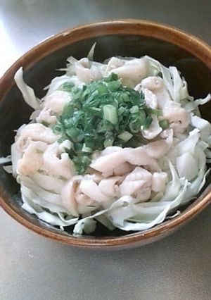 さっぱりおつまみ☆鶏皮キャベツ-レシピのメイン写真