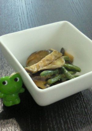 茄子といんげんの味噌炒め-レシピのメイン写真