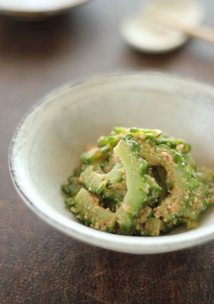 ゴーヤの酢味噌おかか和え-レシピのメイン写真